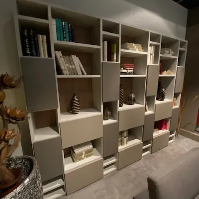 Libreria in laminato opaco stile moderno Cinquanta3 Battistella