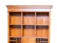 Libreria in legno stile classico Ciliegio Artigianale