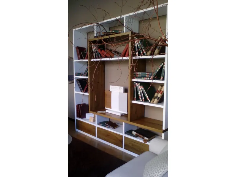 Libreria in legno stile design Libreria Pacema