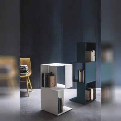 Libreria in metallo stile design Freestanding girevole Novamobili