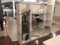 Libreria in stile design Calligaris in legno Offerta Outlet