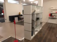 Libreria in stile design Calligaris in legno Offerta Outlet