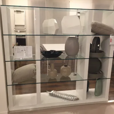 Libreria in stile design Calligaris in legno Offerta Outlet