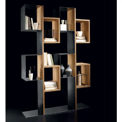 Libreria in stile design Nature design in legno Offerta Outlet