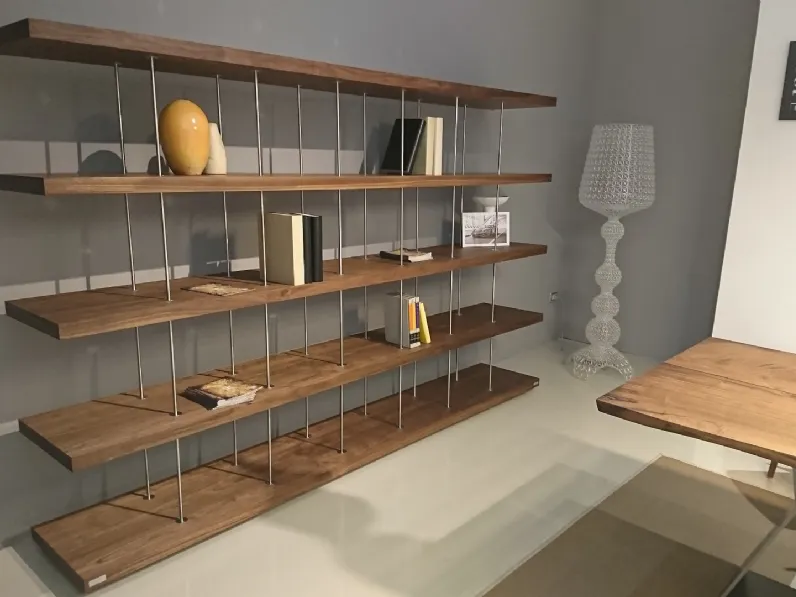 Libreria Studio renzo piano design in stile design di Riva 1920 in OFFERTA  OUTLET