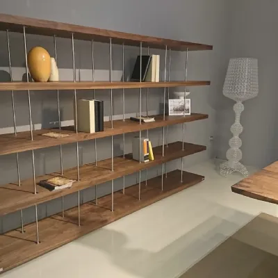 Libreria Studio renzo piano design  in stile design di Riva 1920 in OFFERTA OUTLET 