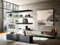 Libreria Lago in laccato opaco scontata -22%: scopri Libreria air 0641