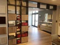 Libreria passante Scavolini in laminato opaco prezzo Outlet