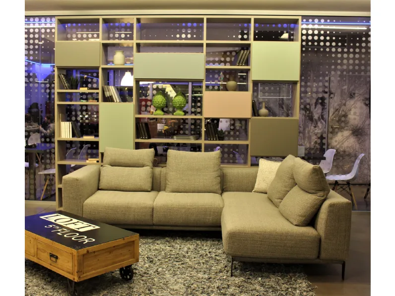Libreria Living system Novamobili con un ribasso esclusivo