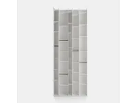 Libreria Mdf in laccato opaco Mdf random a prezzo Outlet