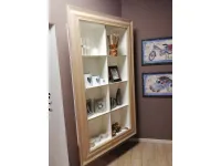 Libreria pensile Dialma Brown in legno in Offerta Outlet