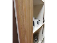 Libreria pensile Dialma Brown in legno in Offerta Outlet