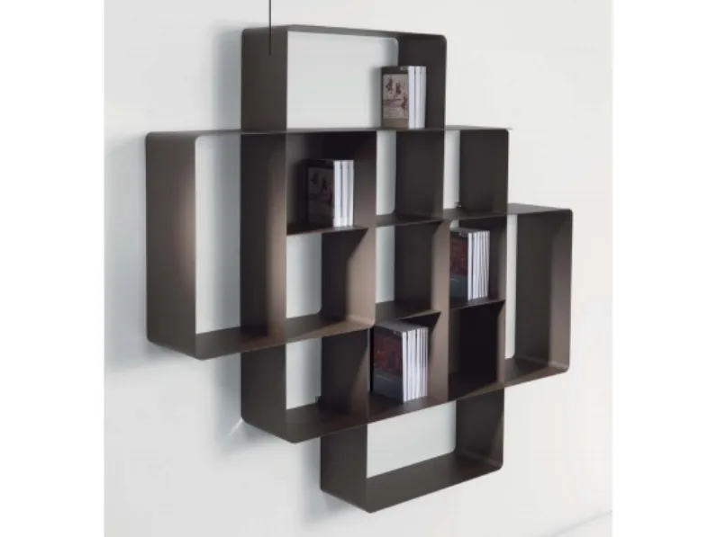 Libreria Mondrian stile design di Pezzani scontata