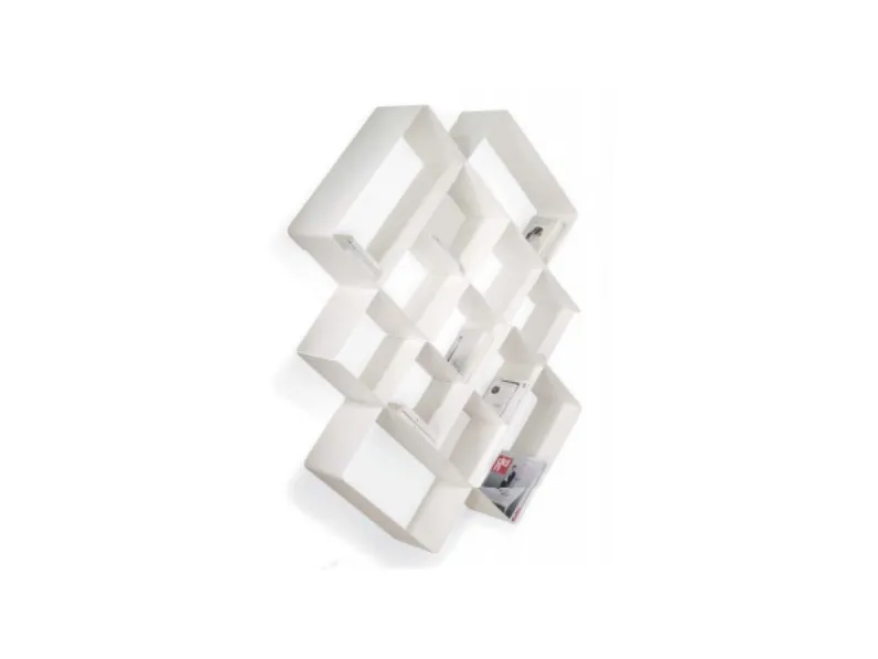 Libreria Mondrian stile design di Pezzani scontata