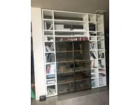 Libreria Poliform in laccato opaco a prezzo scontato