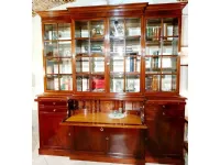 libreria Provasi legno massello con vetrine scontato del 52%
