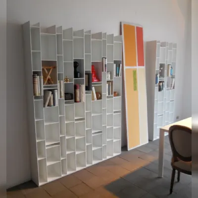 Libreria Random Mdf in stile design a prezzi outlet