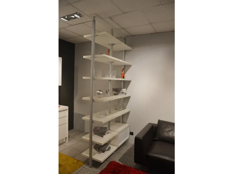 Libreria Space system stile design di Siloma in Offerta Outlet