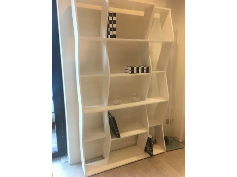 Libreria Swing  Doimo idea in laccato opaco a prezzo Outlet