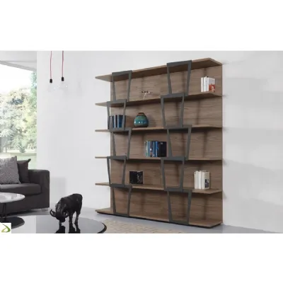 Libreria Trapezio 180 Pezzani in stile moderno a prezzo scontato