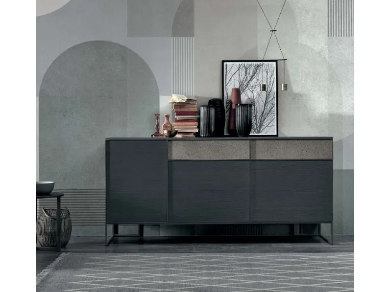 Madia in stile moderno A02 vinci di Tomasella a prezzo Outlet