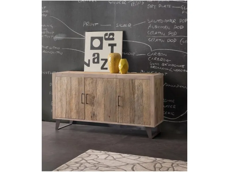 Madia Artigianale in legno Br001 a prezzo Outlet