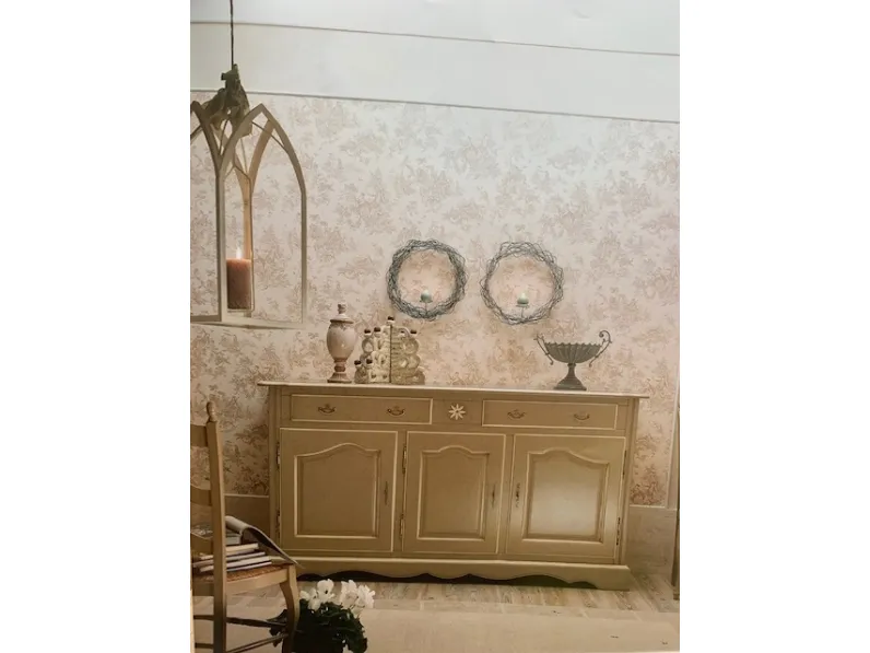 Madia Artigianale in legno Credenza 1721 a prezzo scontato