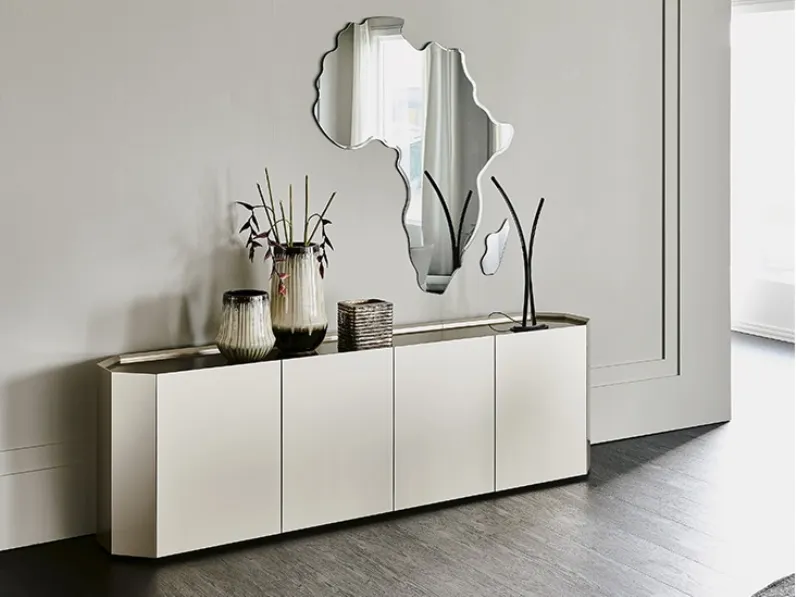 Madia di Cattelan italia in laminato opaco Chelsea in Offerta Outlet