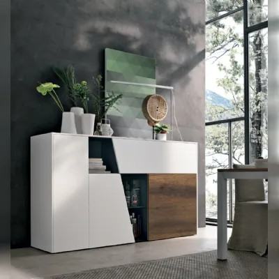 Madia in stile moderno Diagonal di Tomasella in Offerta Outlet