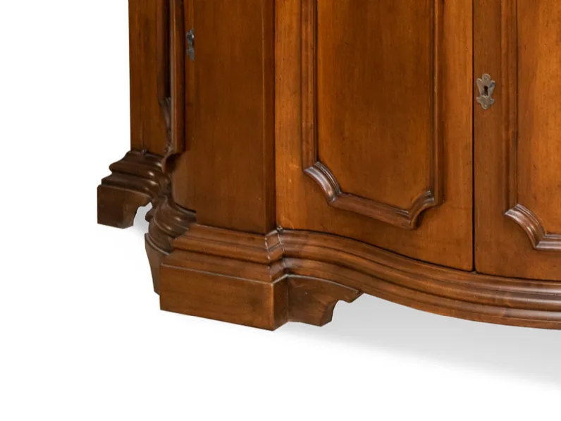 Madia in legno stile classico Sagomata Artigianale