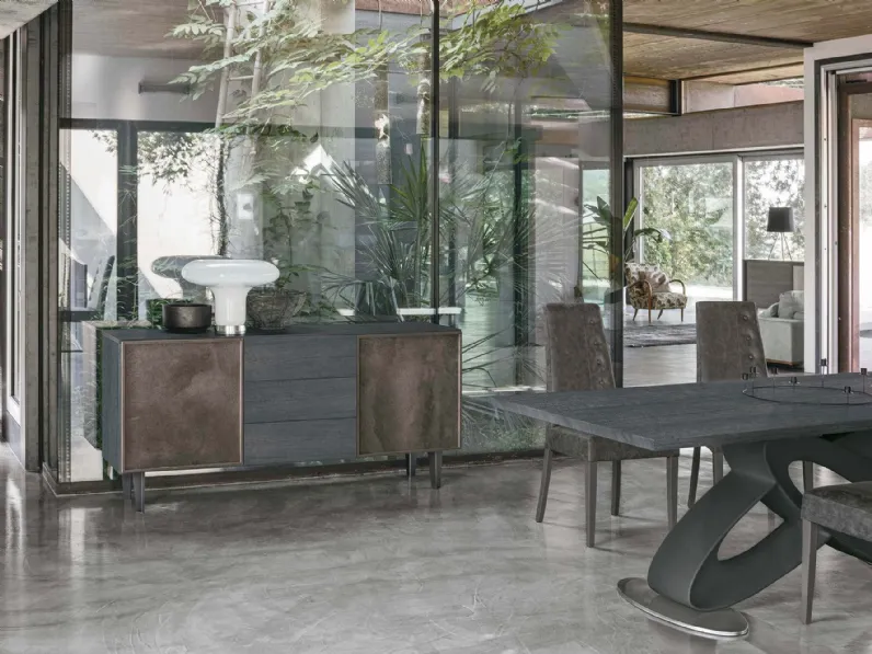 Madia in legno stile moderno Minerva Target point