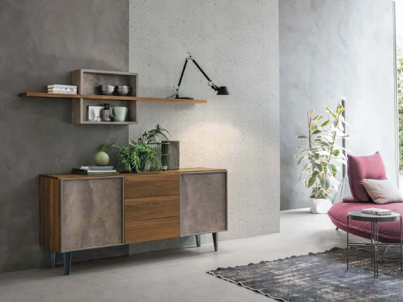Madia in legno stile moderno Minerva Target point