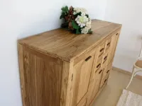 Madia in legno stile moderno Sierra in teak massello Artigianale