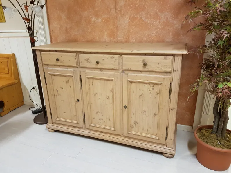 Madia in stile classico Zanotto in legno Offerta Outlet