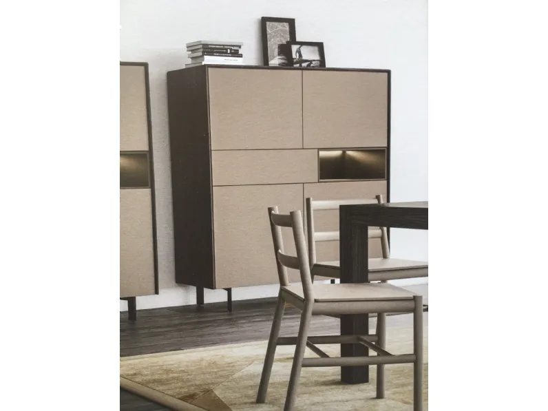 Madia in stile design Fimar in laccato opaco Offerta Outlet