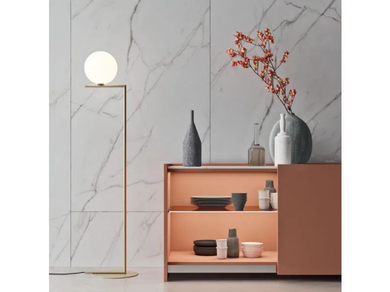Madia in stile design Orme in laccato opaco Offerta Outlet