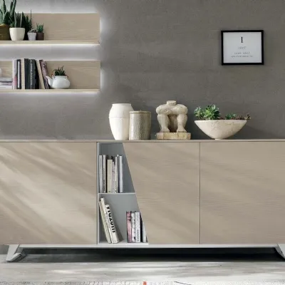 Madia di Tomasella in laminato materico Diagonal variante a in Offerta Outlet