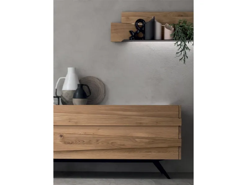 Madia in stile moderno Maronese in legno Offerta Outlet