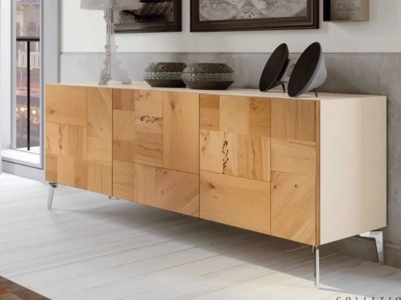 Credenza a tre ante massello di Briccola