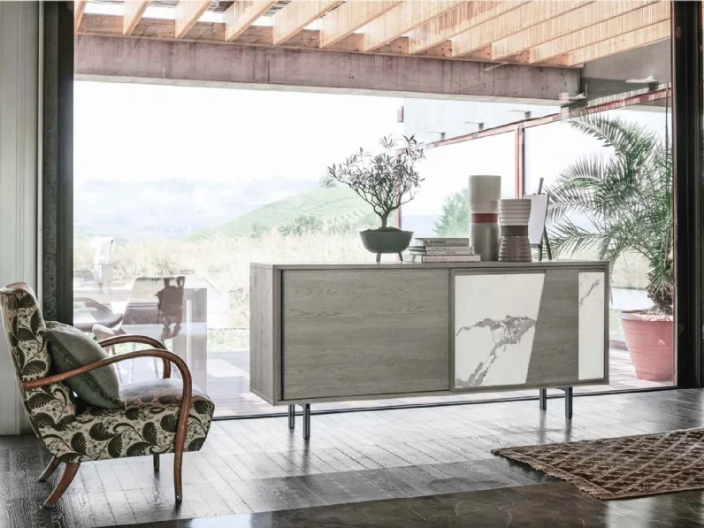 Madia Modus new Target point in stile moderno a prezzo scontato