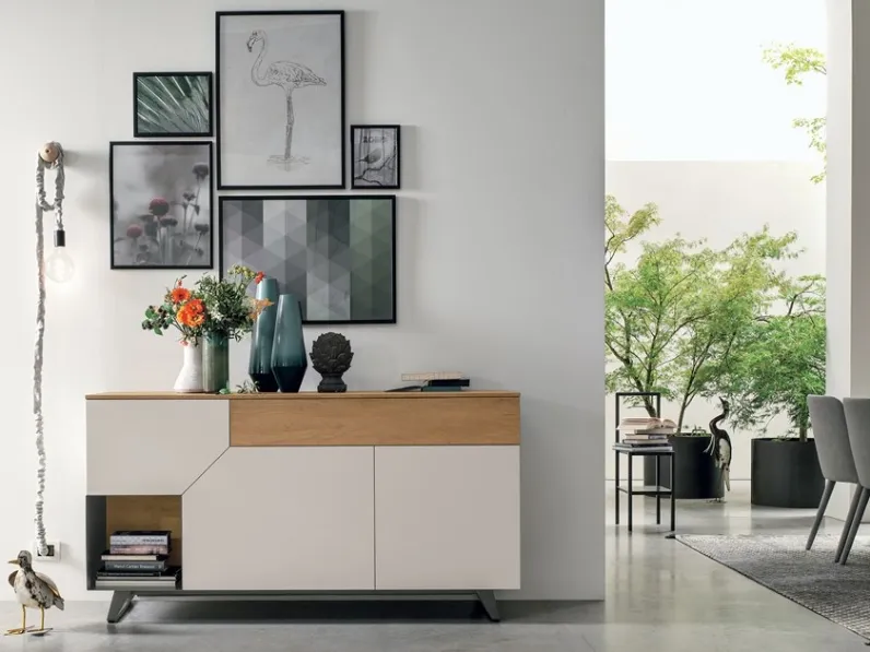 Madia in stile moderno Remix x02 di Tomasella in Offerta Outlet