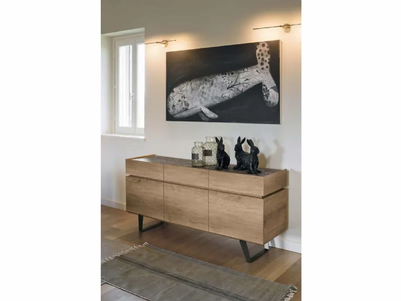 Madia Target point in legno Electa a prezzo Outlet