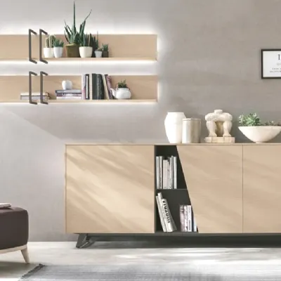 Mobile soggiorno modello Madia diagonal di Tomasella a prezzo scontato