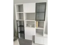 Parete attrezzata Parete tv santa lucia olmo gesso Santalucia in stile moderna a prezzo scontato