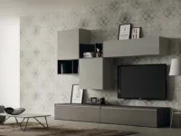 Mobile componibile di Tomasella in laminato materico Skt11 in Offerta Outlet