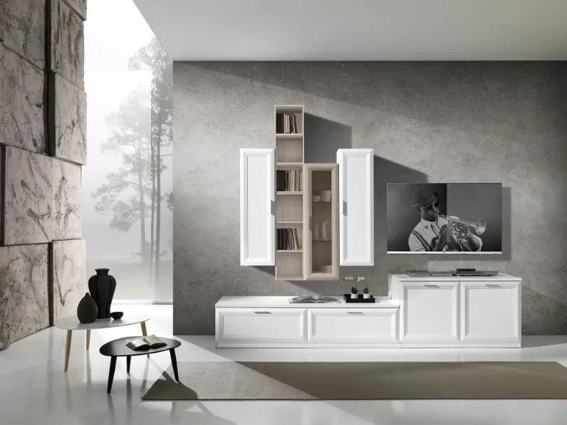 Mobile soggiorno modello Componibile mod.jazz scontato del 30% di Gierre mobili a PREZZI OUTLET