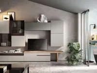Parete attrezzata Composizione-living mod.abaco scontata del 30% Gierre mobili in stile moderna a prezzo scontato