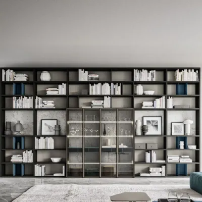 Libreria System day stile design di Homes in offerta