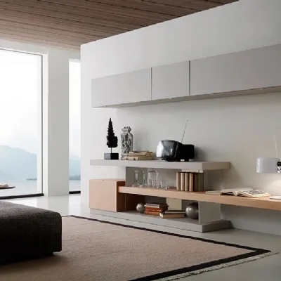 Parete attrezzata modello F2/ zi line con pensili di Formes: contatta il venditore per scoprire il prezzo 