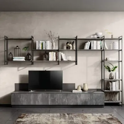 Mobile componibile Living scavolini liberamente Scavolini OFFERTA OUTLET